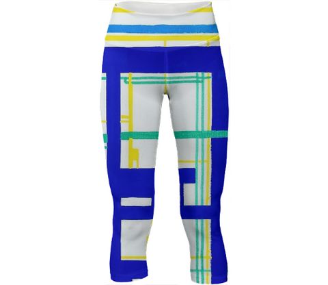 Aqua Circuits - Yoga Pants