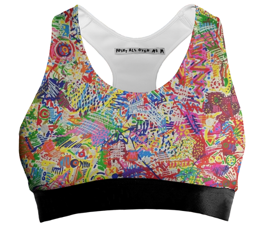 Swirls Sports bra